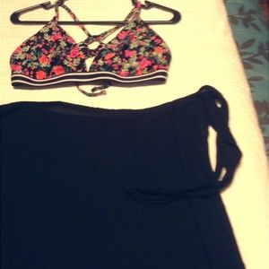 Victoria's Secret Sarong w/free Swim Top Sz Lg
